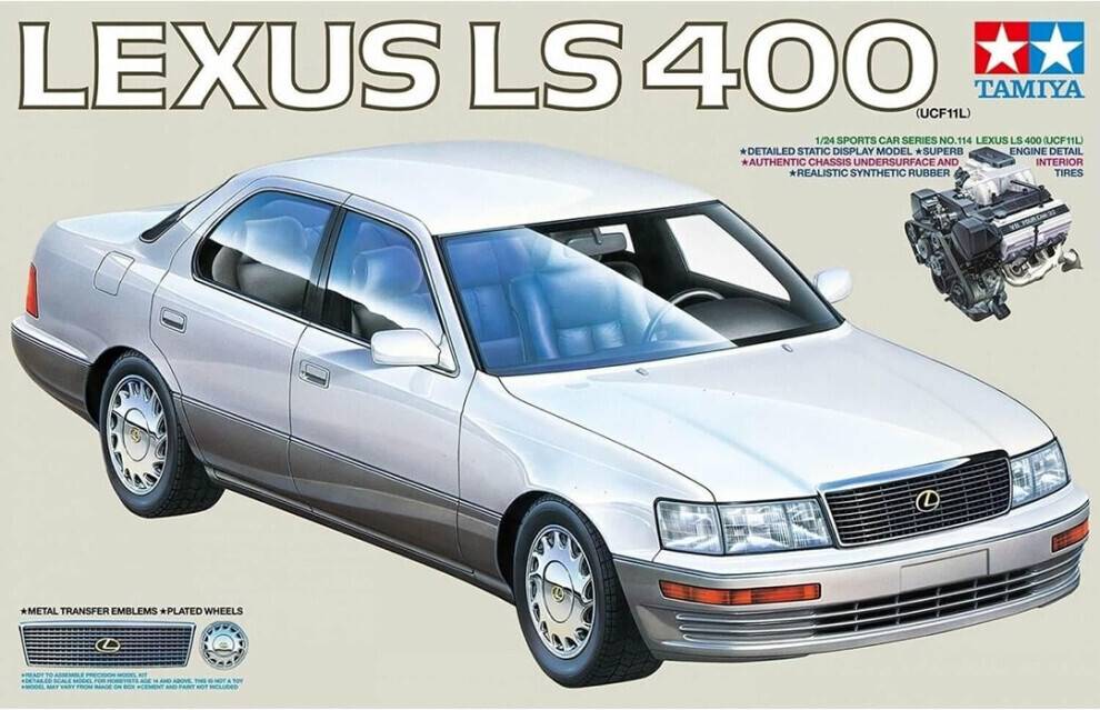 Maxpower Tamiya Lexus LS400 1:24 Model Kit