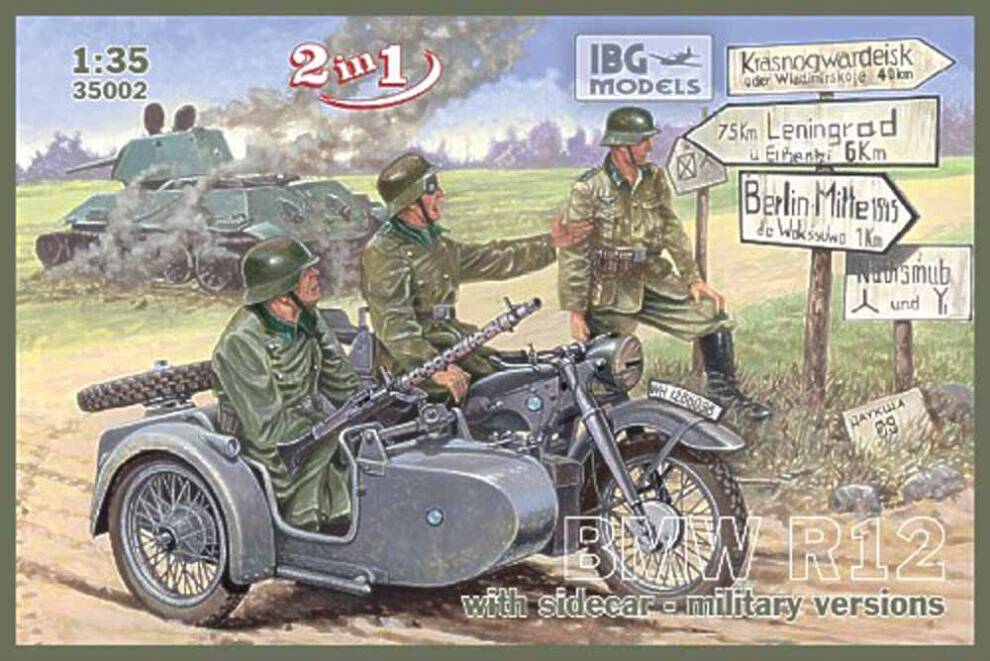 Maxpower BMW R12 1:35 Military Vehicle Model Kit