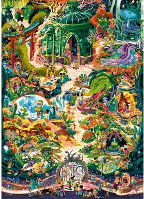 Heye Triangular Botanic Garden Pussel 2000 Bitar