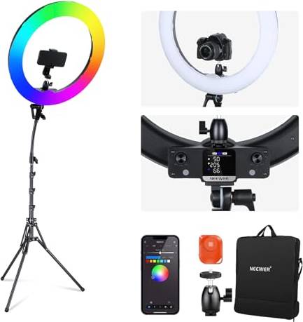 Led ring Neewer 18 Inch RGB LED Ring Light