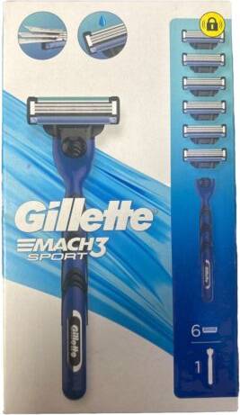 Gillette mach3 Gillette Mach3 Sport Razor 6 Pcs