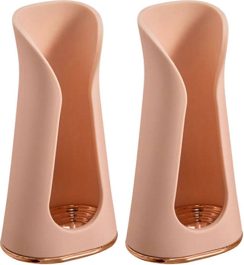 Furtalk Pink 2pcs Electric Toothbrush Holder Storage Rack