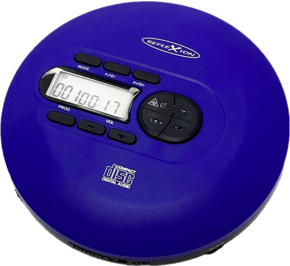 Cd r Reflexion PCD540DAB/BL Lettore CD Portatile CD CD-R CD-RW MP3 Blu