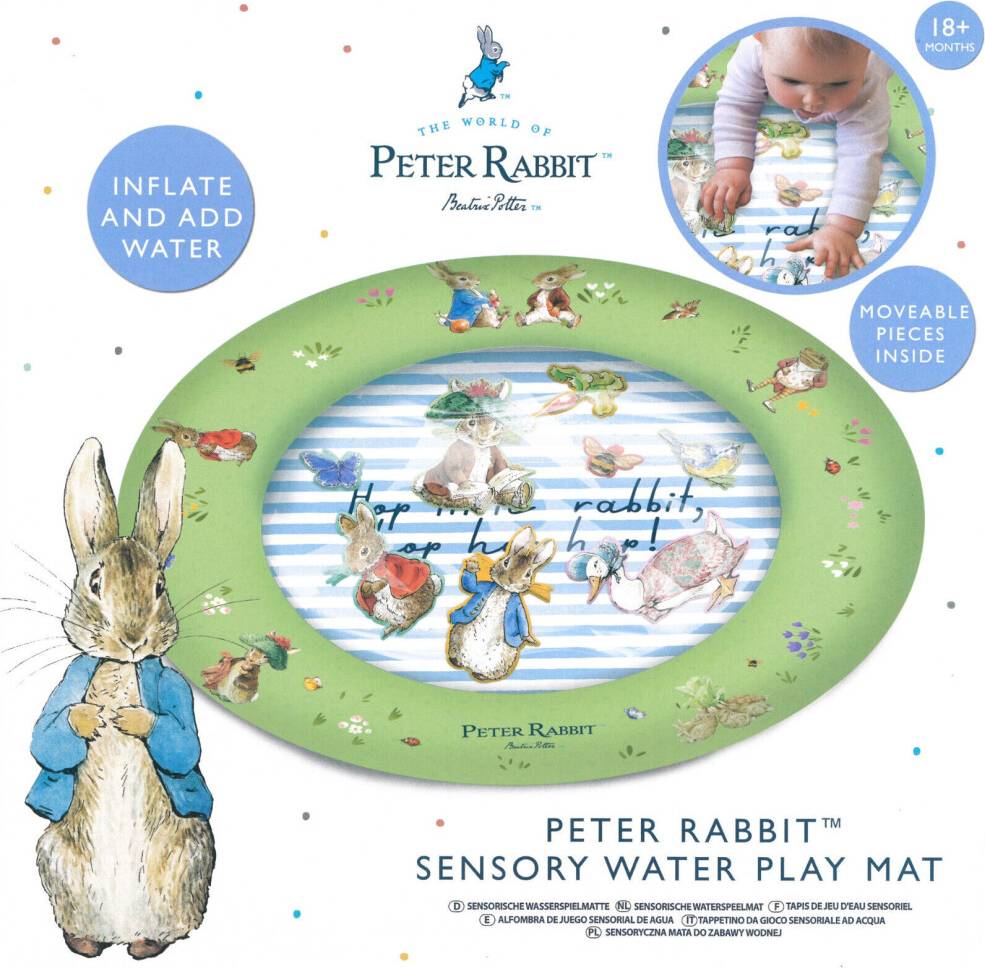 Beatrix Potter Peter Rabbit Sensory Water Play Mat