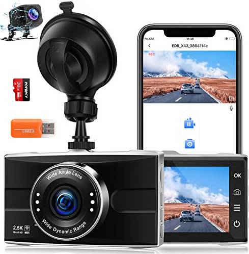 Dash Cam Front and Rear Camera