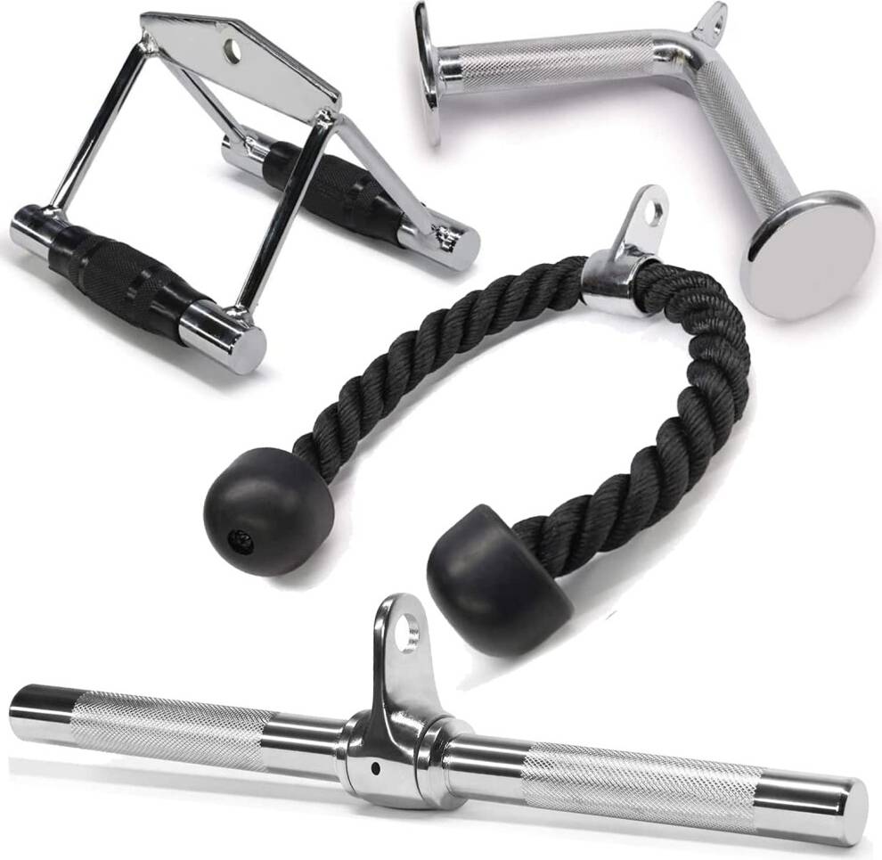 Combo Double D Handle Cable Attachment Set