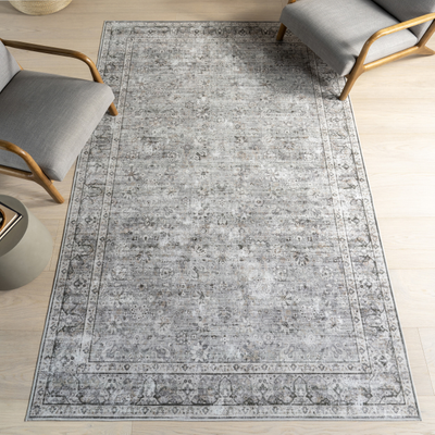 Nuloom Smart Plus with SplashGuard Area Rug 8' x 10' Gray