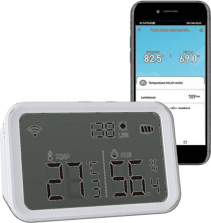 Smart hygrometer Wifi Temperature Humidity Sensor Monitor Wireless Smart Hygrometer Thermometer Detector