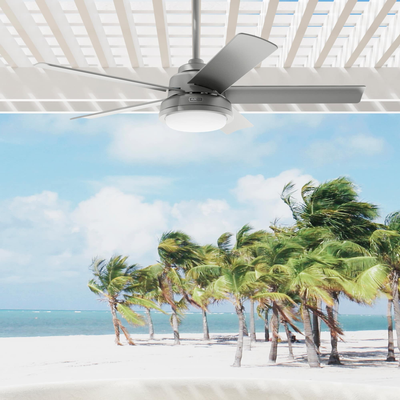 Ceiling fans 52 inch Hunter Fan 52 Inch Seawall Outdoor Ceiling with LED Light Kit