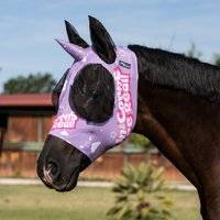 Pro-Tech Horse Fly Bonnet In Lycra With Ear Net - Multicolore