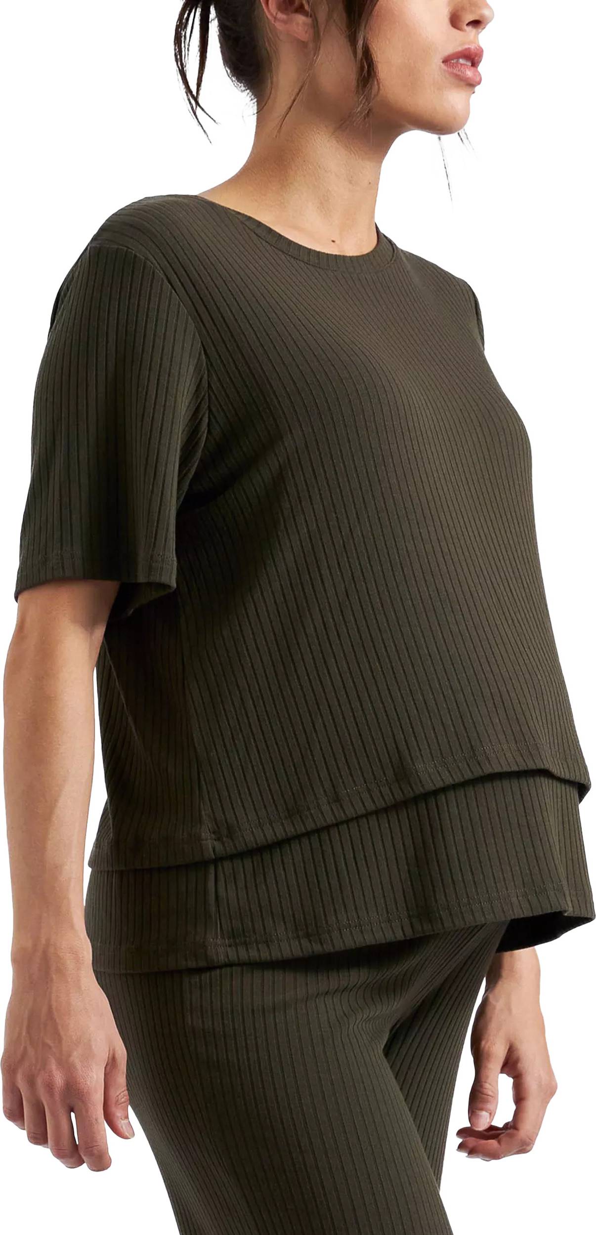 Ripe Maternity Ripe Mike Ribbed Maternity & Nursing Top, Khaki