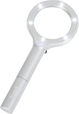 Magnifier with light Stalwart Magnifying Glass with LED Light 4x Magnifier