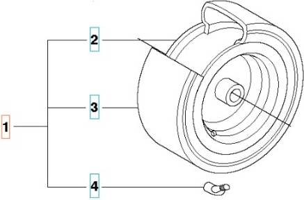 Husqvarna 112c Husqvarna Hjul R111B R111B5 R112C R112C5 R112iC