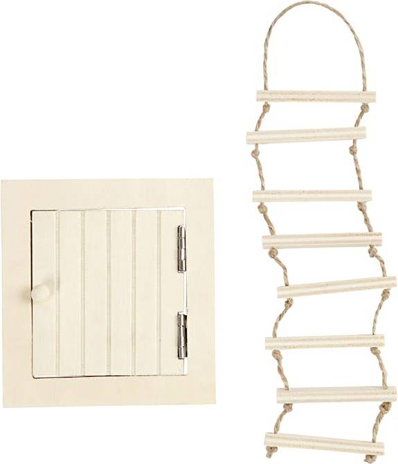 Creativ Company Ceiling Limb & Rope Ladder Decorative Item