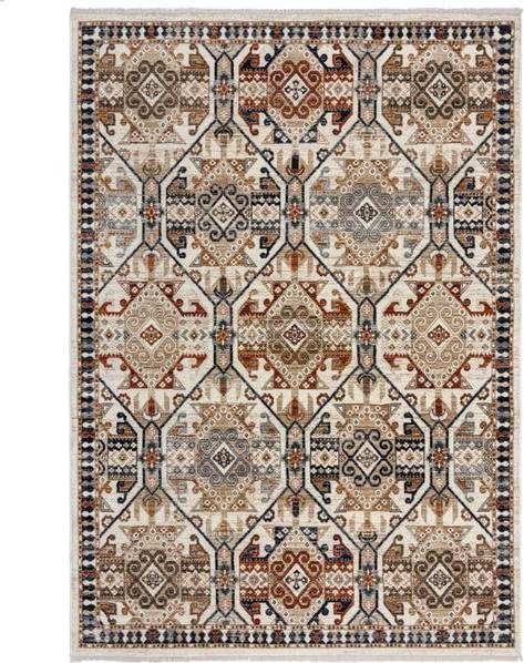 Dunelm Alva Traditional Rug - MultiColoured Multicolour 80x154cm