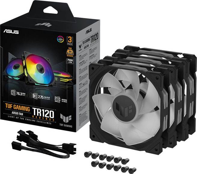 TUF Gaming TR120 A-RGB 3-Pack Reverse Reverse Case