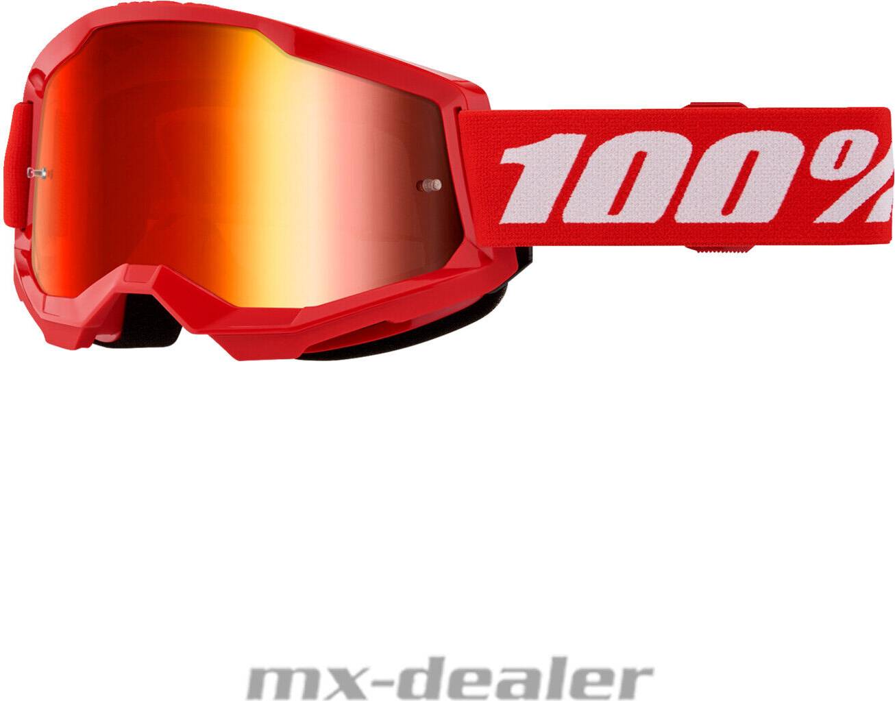 Motocross 100% Masque Cross Strata 2 - Rouge