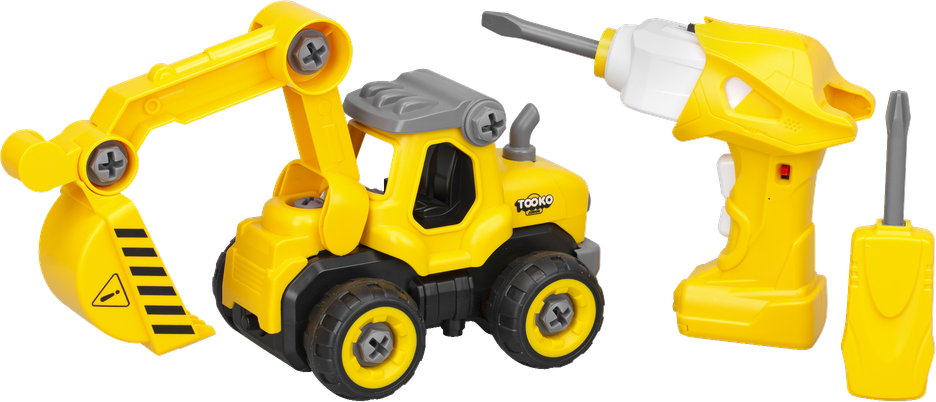 Tooko Build My First Digger Construction Set
