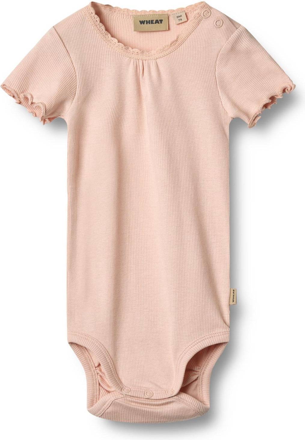 Wheat Kortærmet Rib Body Edna - Powder