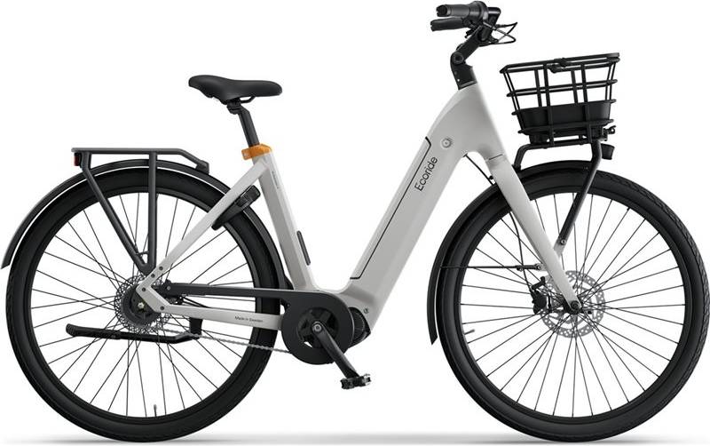 El cykel mittmotor Ecoride Ambassador 4 Mid Skivbroms
