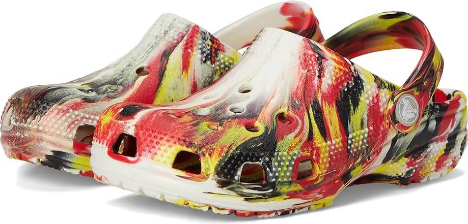 Crocs Classic Glow Marbled Clog K - Multi Patterned