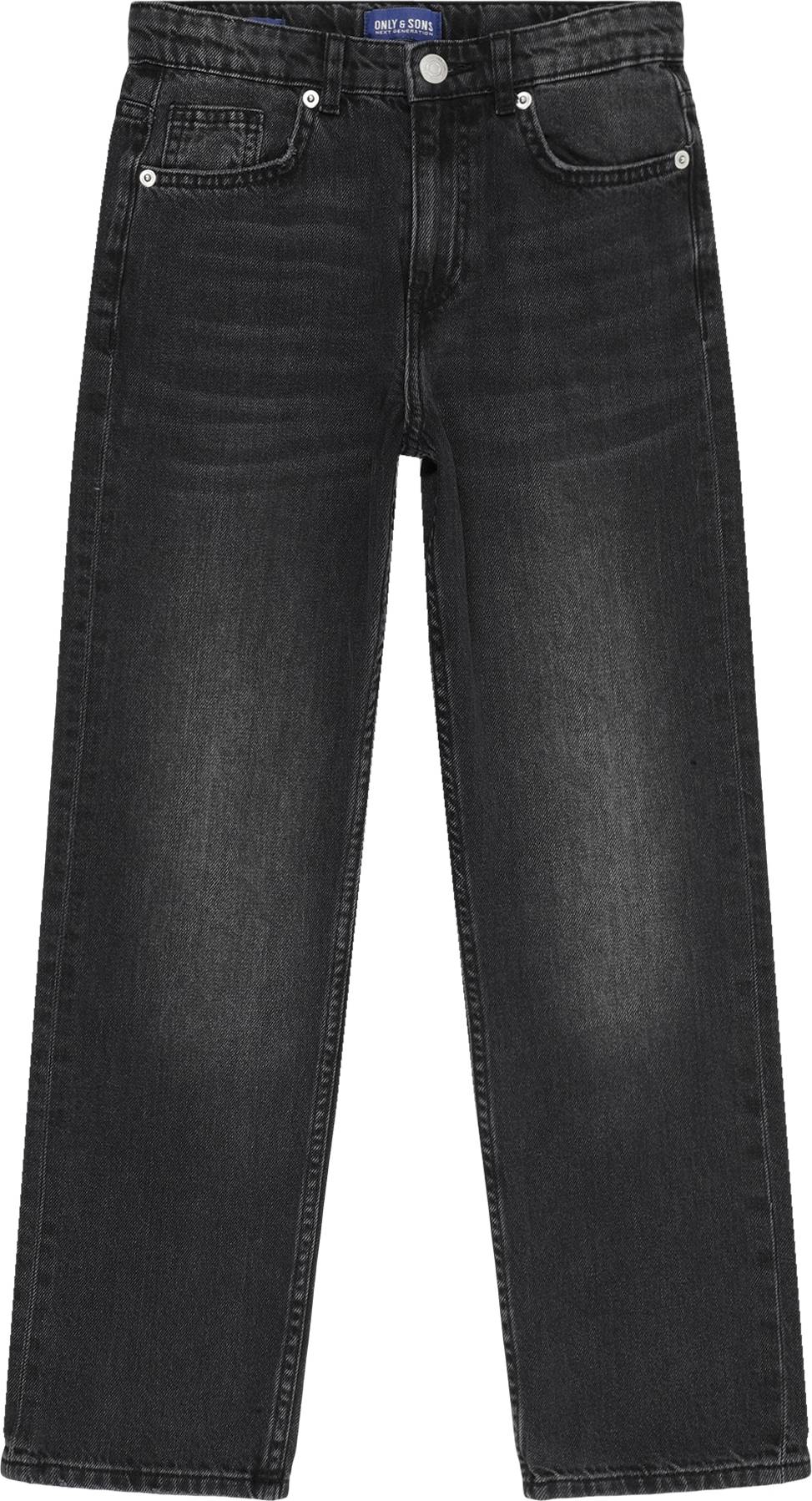 Only & Sons Mid Rise Straight Fit Jeans