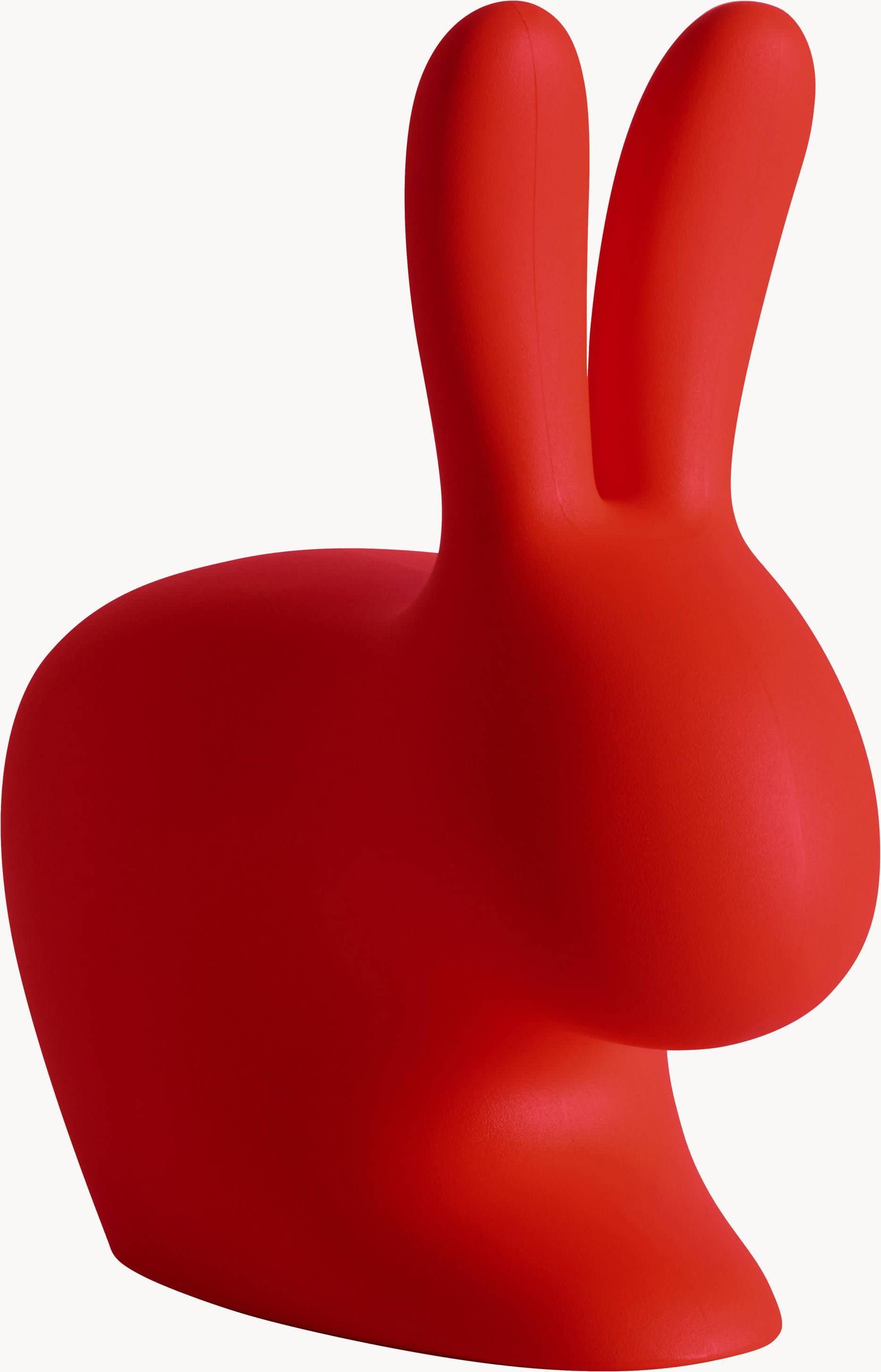 Outdoor Rabbit Red Recycled Plastic Lounge Chair
