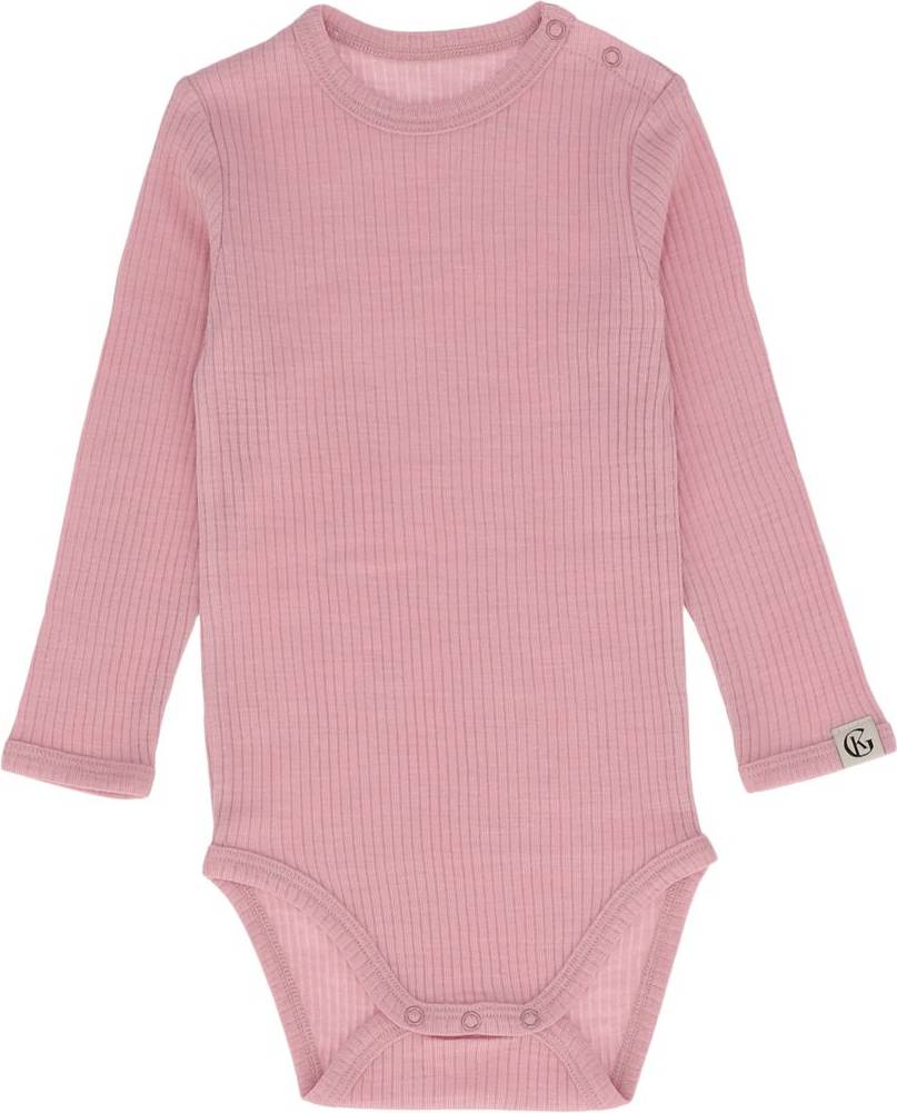 Chalk Wool Bodysuit - Lila Rosa
