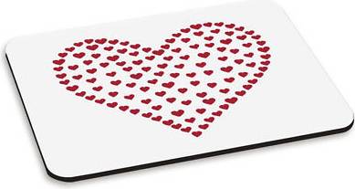 Gift Base Heart Of Hearts PC Computer Mouse Mat Pad