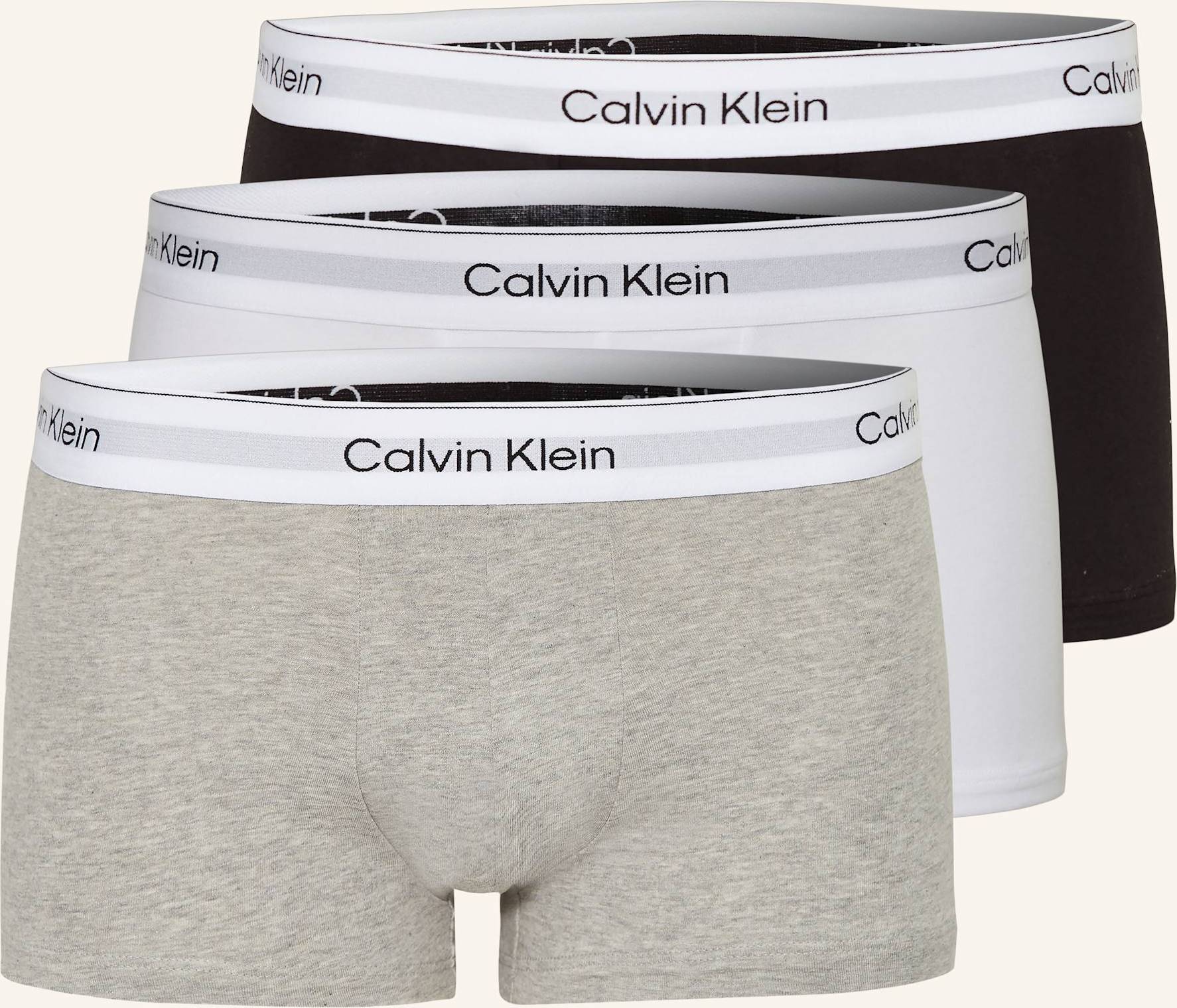 Calvin Klein Icon Cotton Stretch Low Rise Trunks - Multi