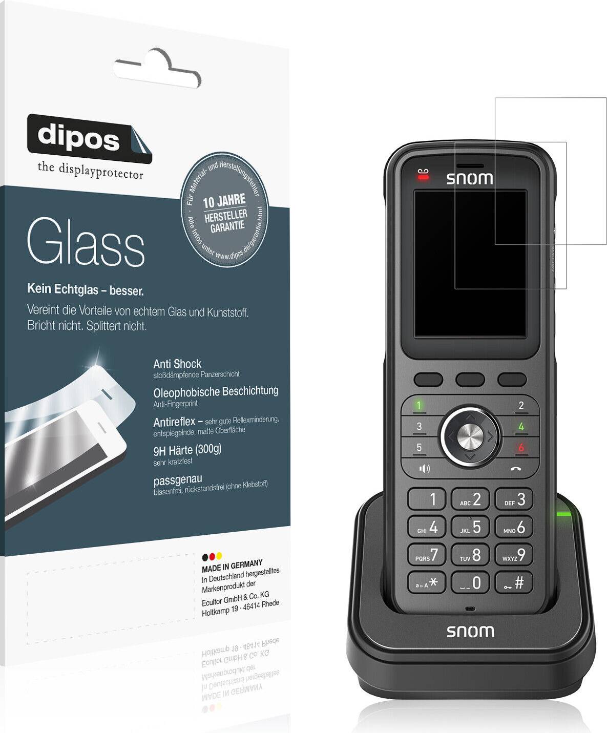 Dipos Screen Protector Snom M56 DECT Matte 9H