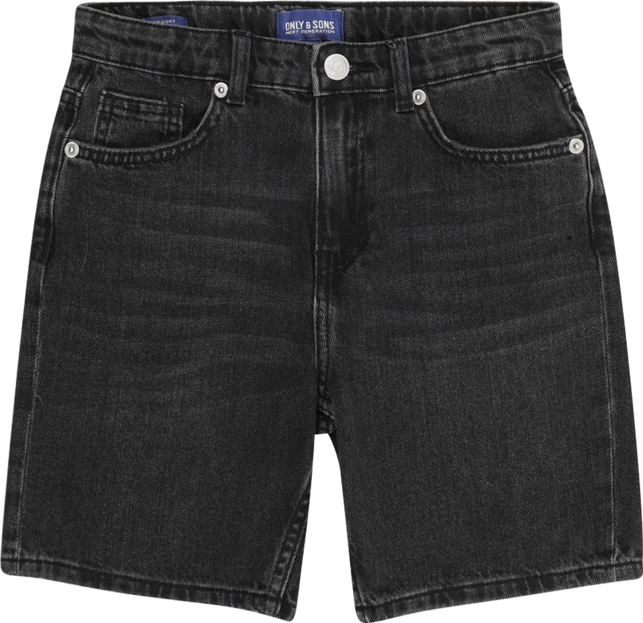 Only & Sons Mid Rise Straight Fit Shorts