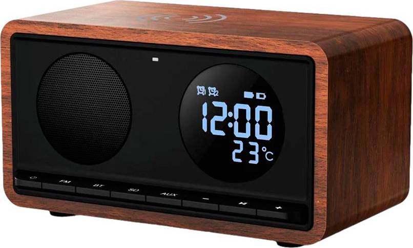 Clockradio Manta RDI912B Rimini Clockradio med Bluetooth 10 timer
