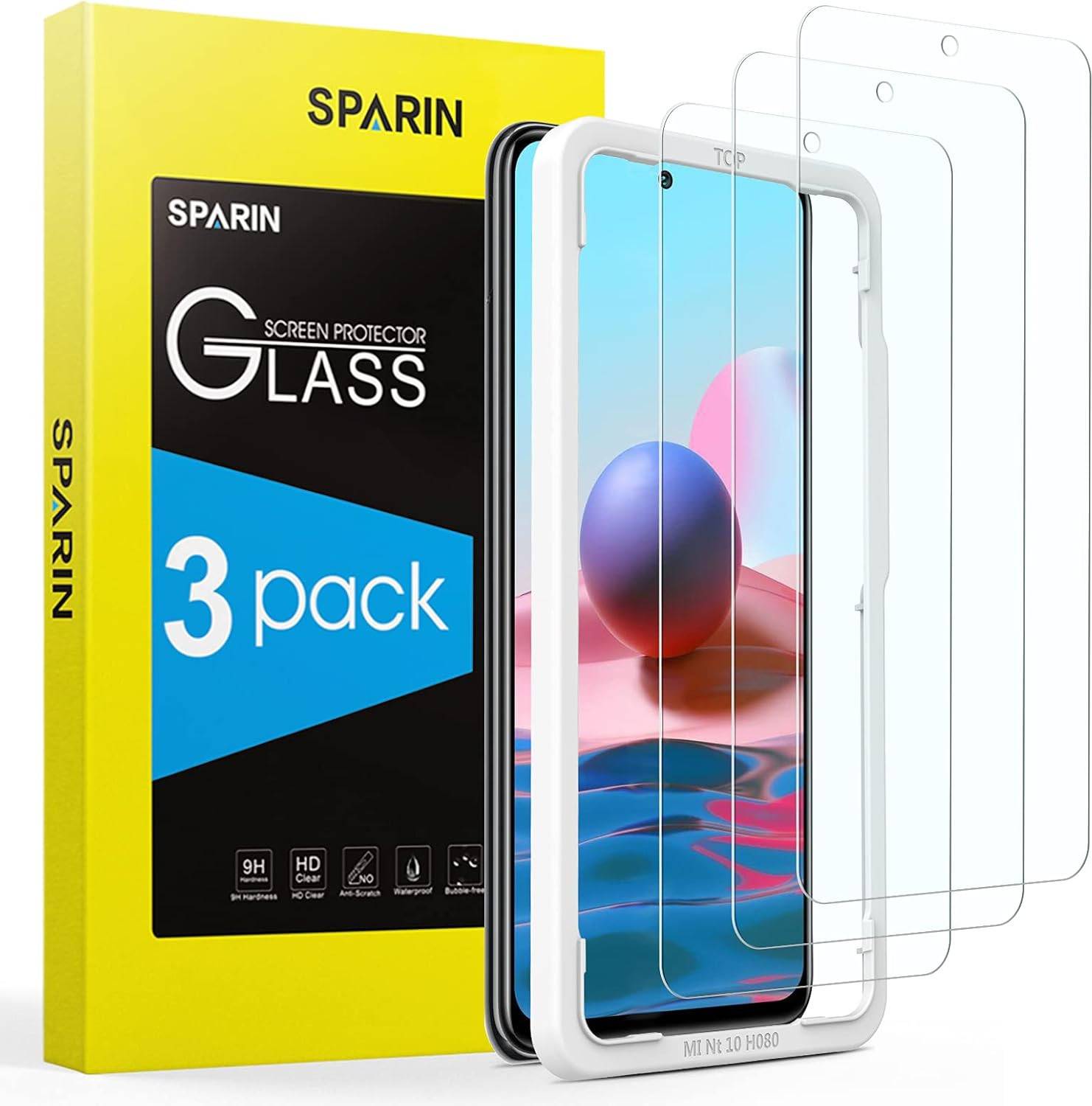 SPARIN Redmi Note 10 10S Screen Protector 3-Pack