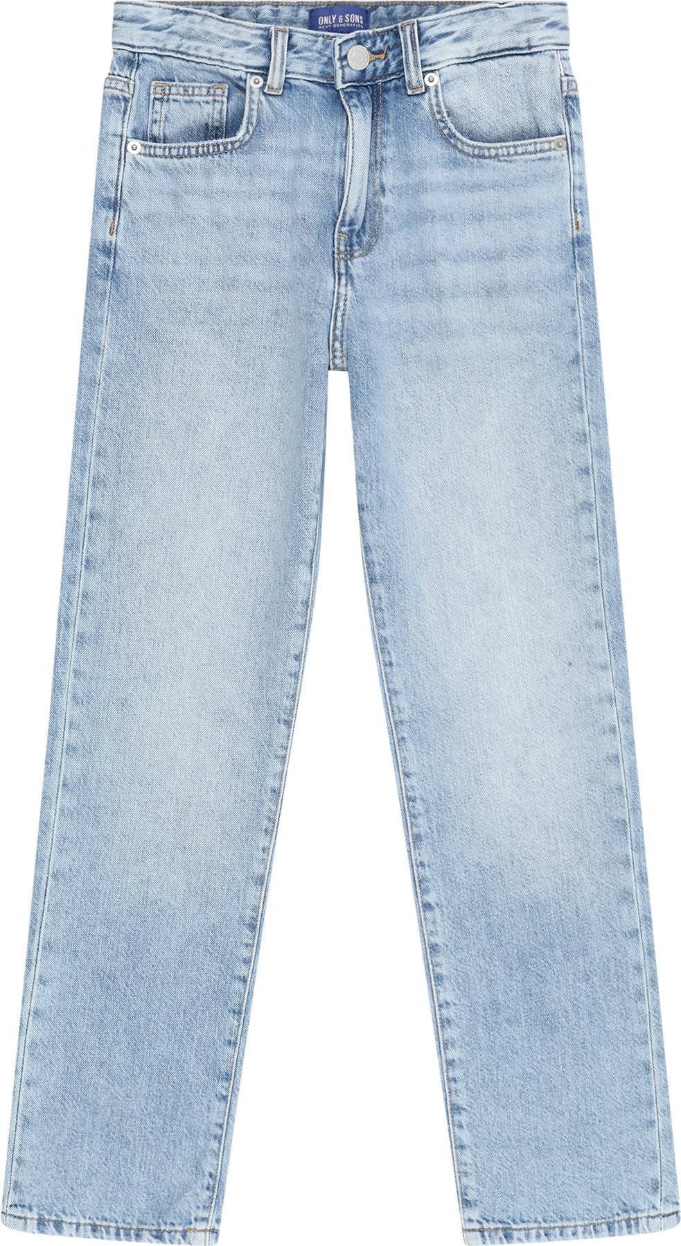 Only & Sons Mid Rise Straight Fit Jeans