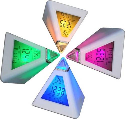 Digiflex Digiflex Multicoloured Digital Alarm Clock