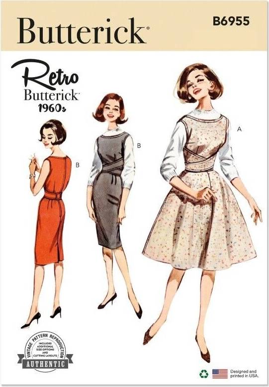 Buttericks Butterick Paper Sewing Pattern 6955