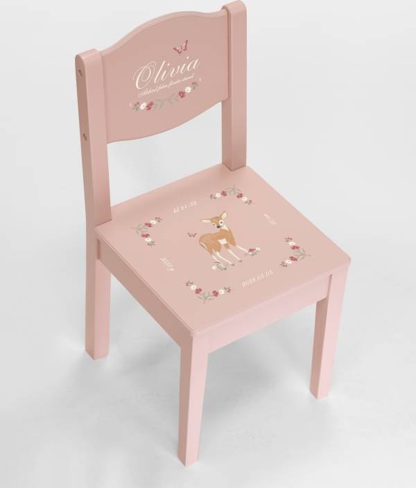 Rofa Design Dopstol Med Namn Pink Rosa