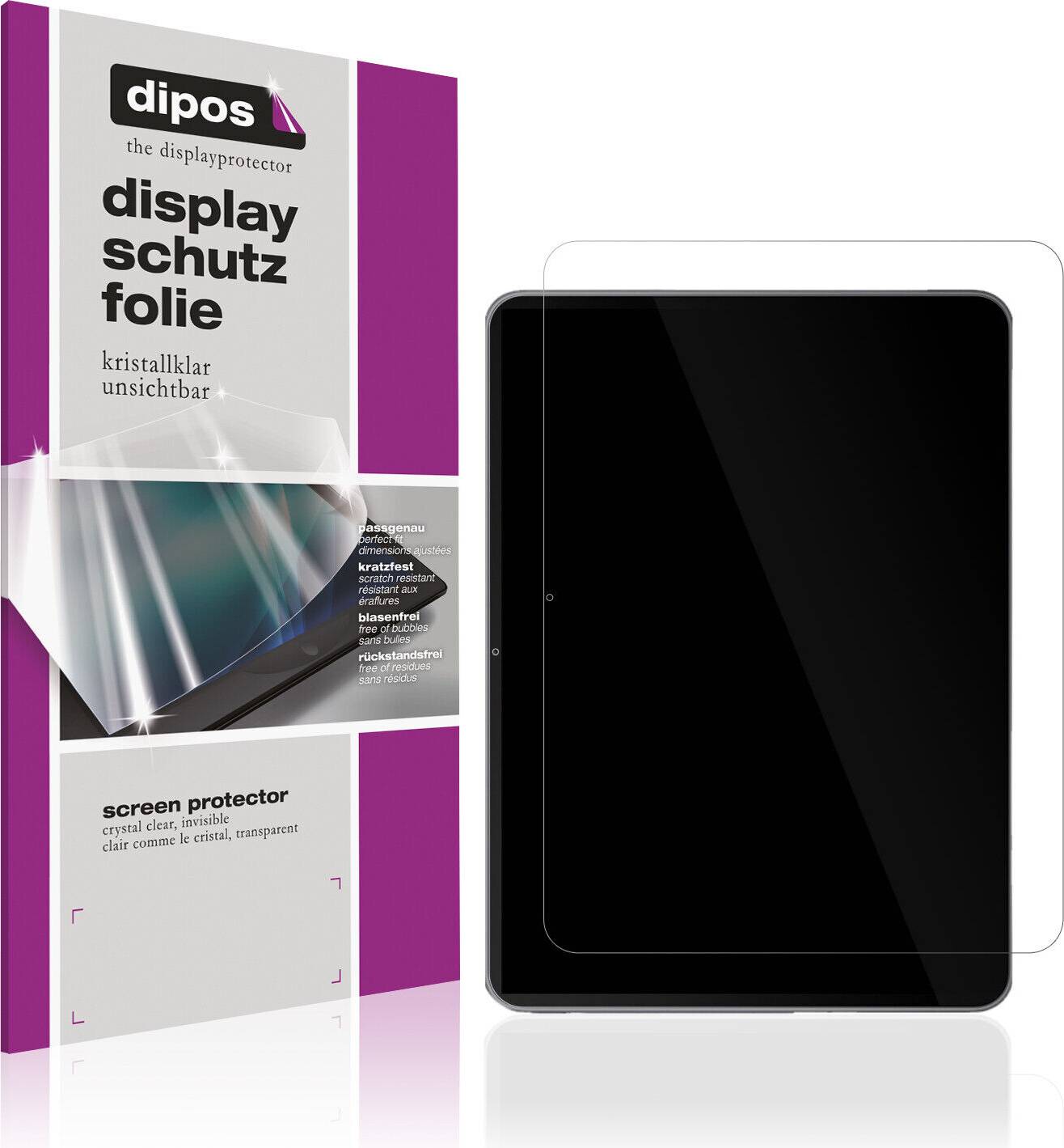 Dipos 2x Screen Protector for OnePlus Pad 2 Pro Protection Crystal Clear