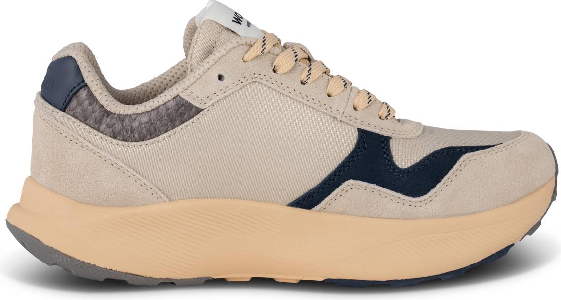 Woden Sneaker Low Mathilde Sko - Greige/Sort