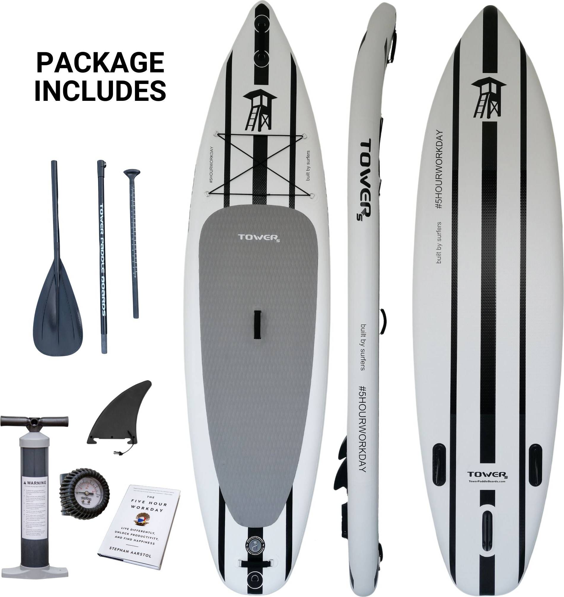 Inflatable paddle board Tower All Around Inflatable Paddle Board 50