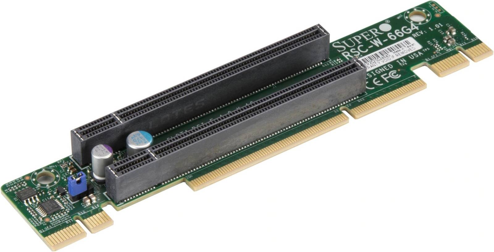 Pcie riser SuperMicro PCIe x16 Riser Card RSC-W-66G4