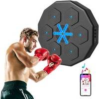 Boxing bag Homcom Sportnow Smart Music Boxing Machine With Bluetooth Connection And Led Light