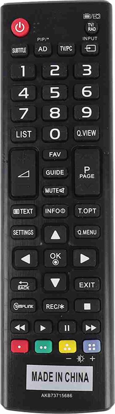 Télécommande Contrôleur Remplacement Smart TV