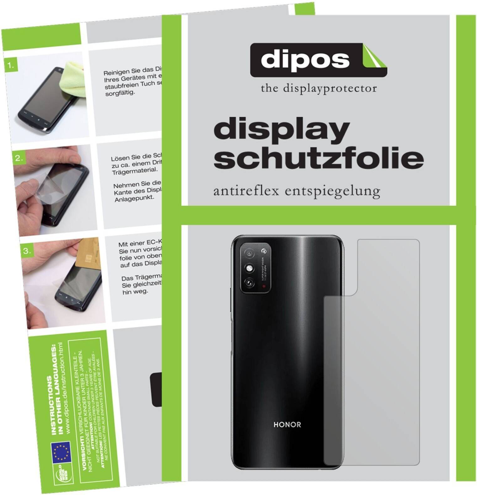 Dipos Screen Protector Honor X10 Max Back