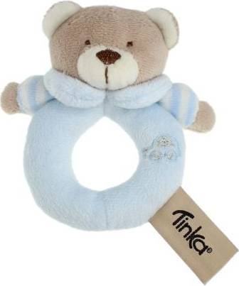 Tinka Rangle Bamse 10 cm Blå