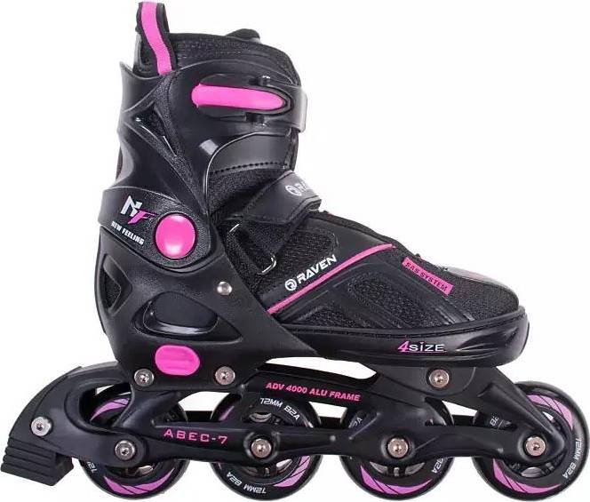 Raven Pulse Inlines Svart Rosa Fuchsia 33-36