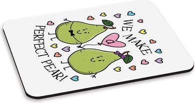 Gift Base Perfect Pear PC Computer Mouse Mat Pad