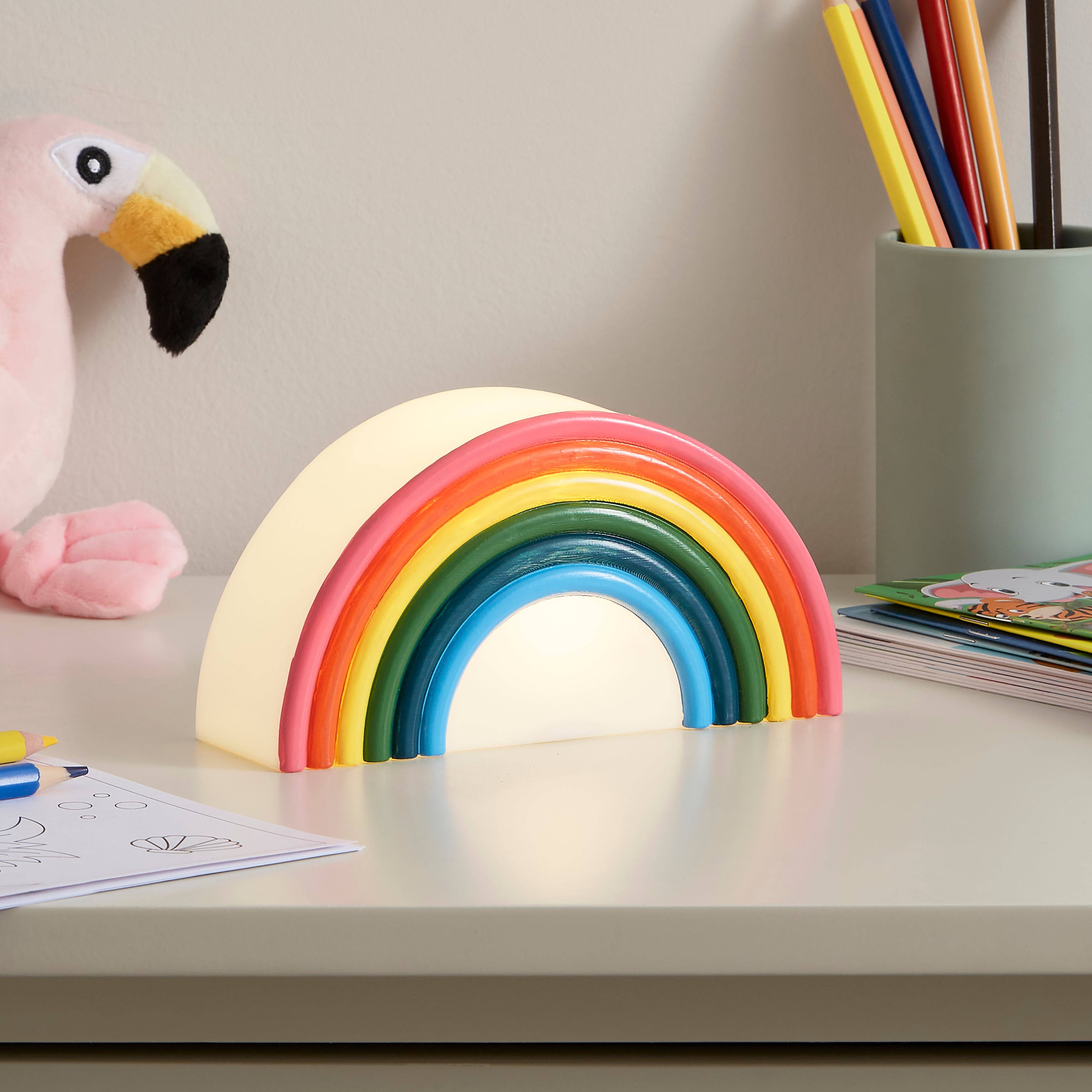 Dunelm Rainbow LED Multicolor Night Light