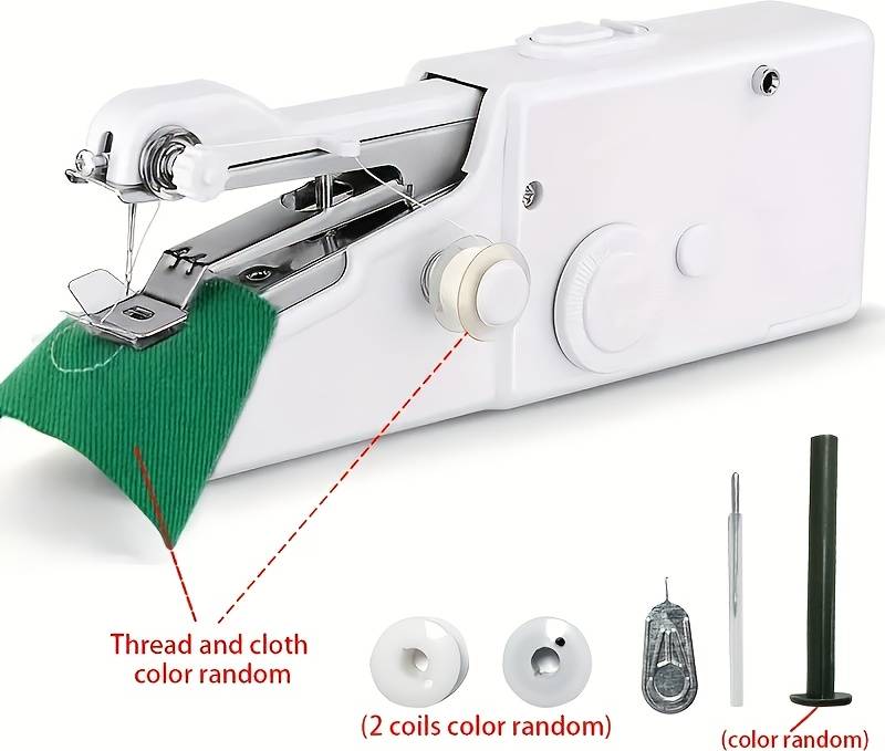 Portable sewing machine Temu Portable Electric Mini Sewing Machine